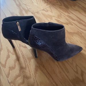 Vince Camuto Chocolate Suede Booties
